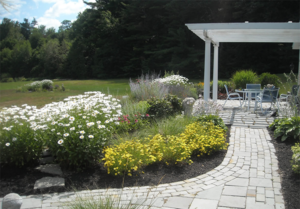 Perennial garden in Concord NH