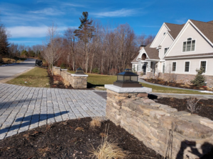 Freestanding stone walls in Bedford NH